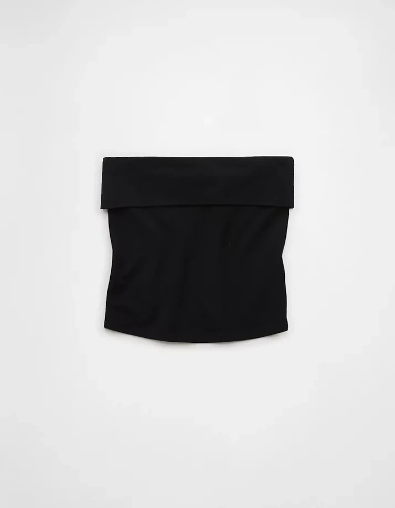 AE It Knit Foldover Tube Top