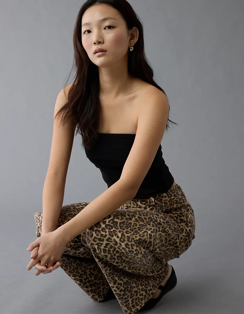 AE It Knit Foldover Tube Top