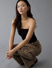 AE It Knit Foldover Tube Top