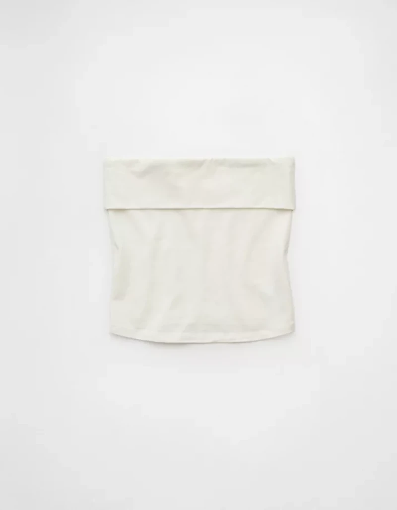AE It Knit Foldover Tube Top