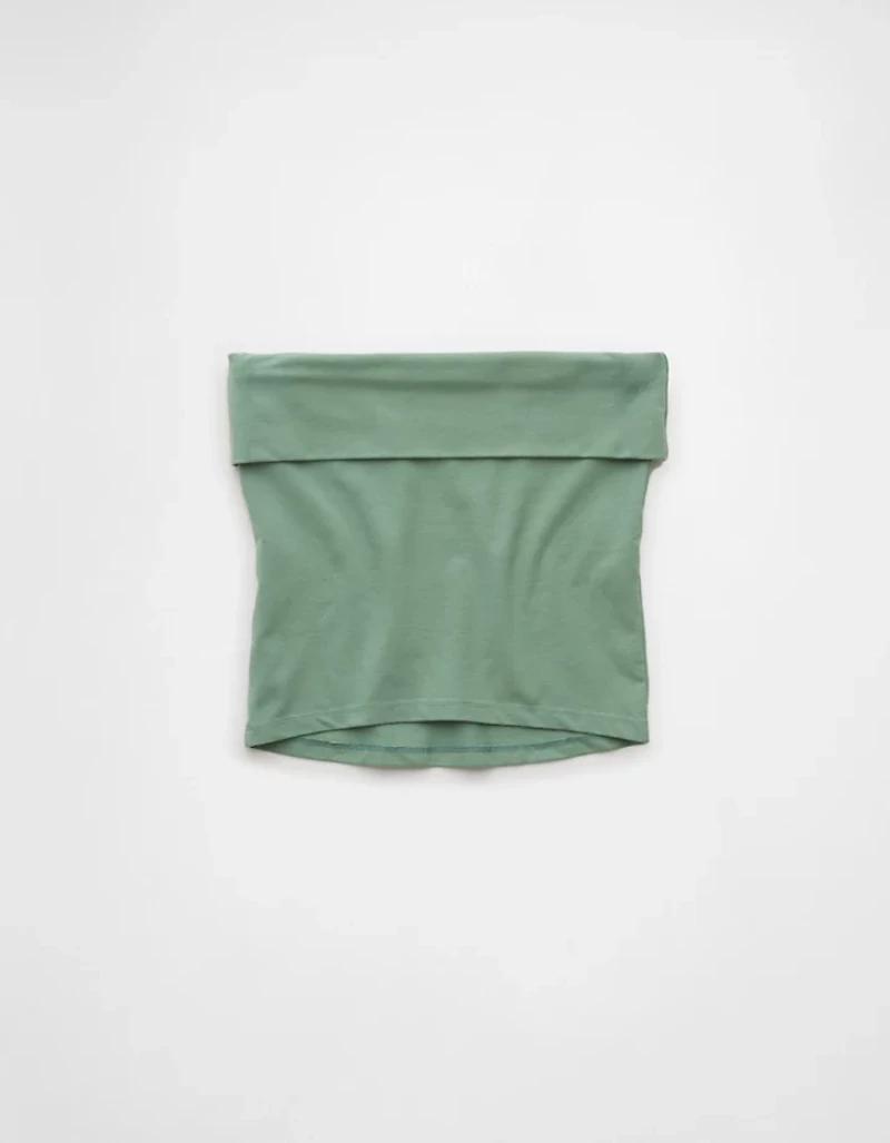 AE It Knit Foldover Tube Top