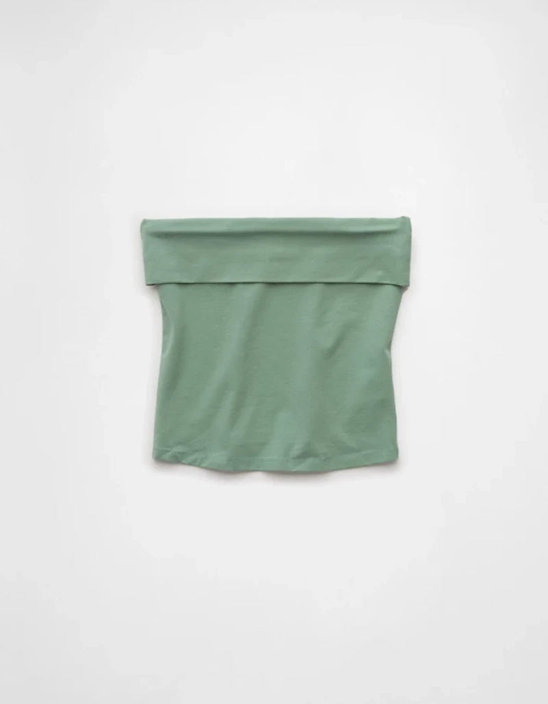 AE It Knit Foldover Tube Top