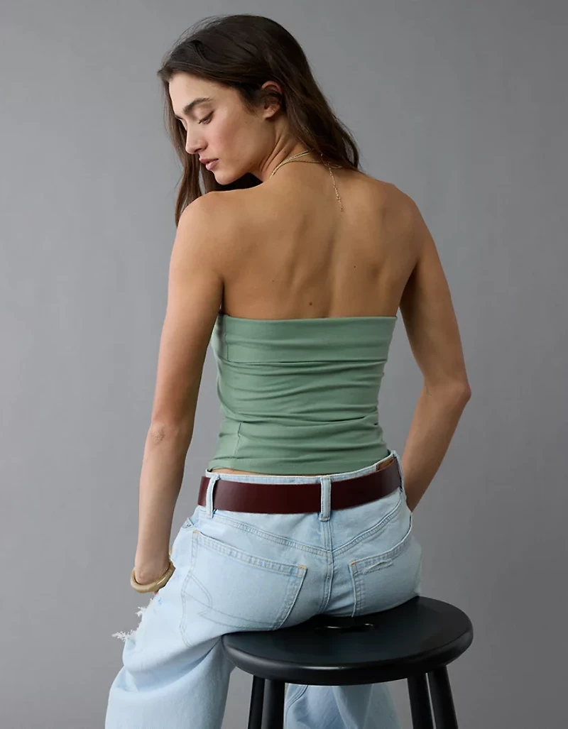 AE It Knit Foldover Tube Top