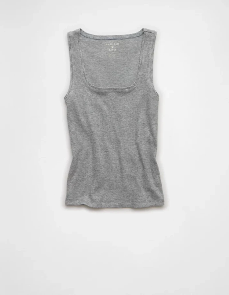 AE Square Neck Plush Tank Top