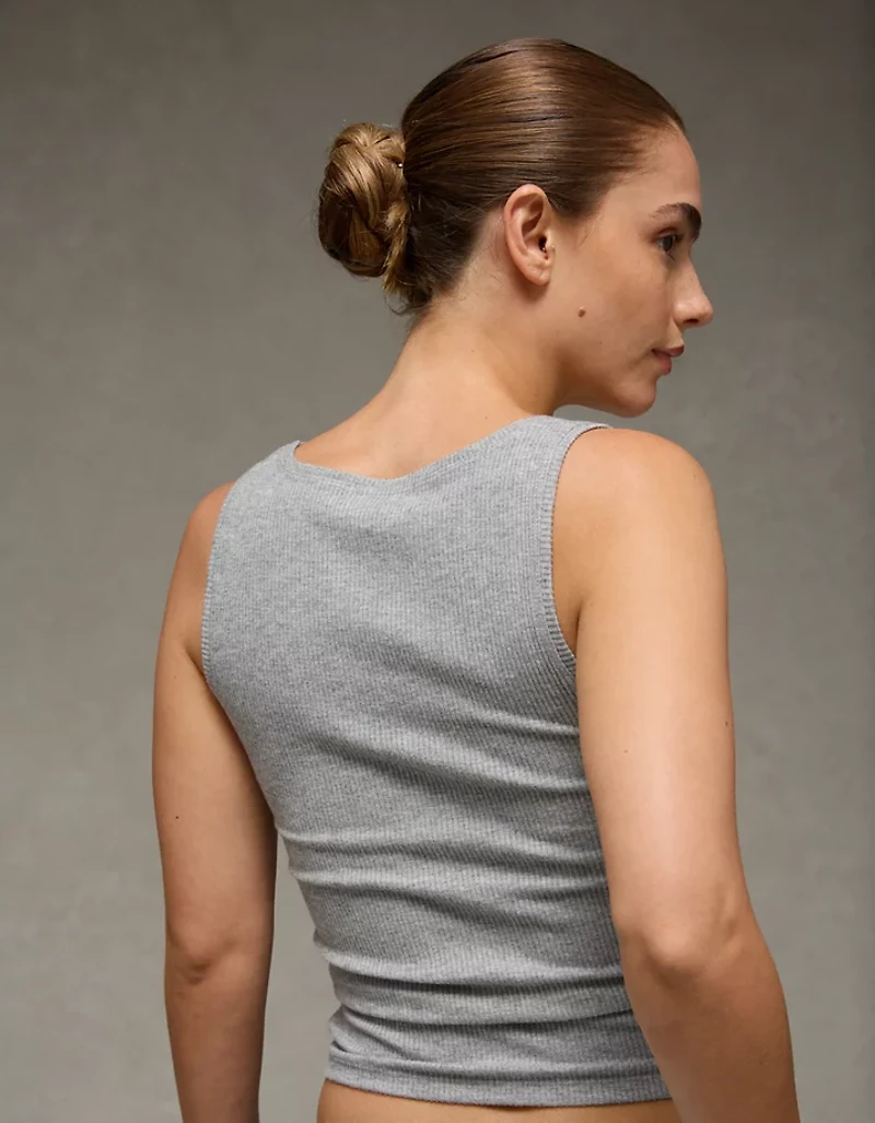 AE Square Neck Plush Tank Top