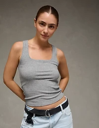 AE Square Neck Plush Tank Top