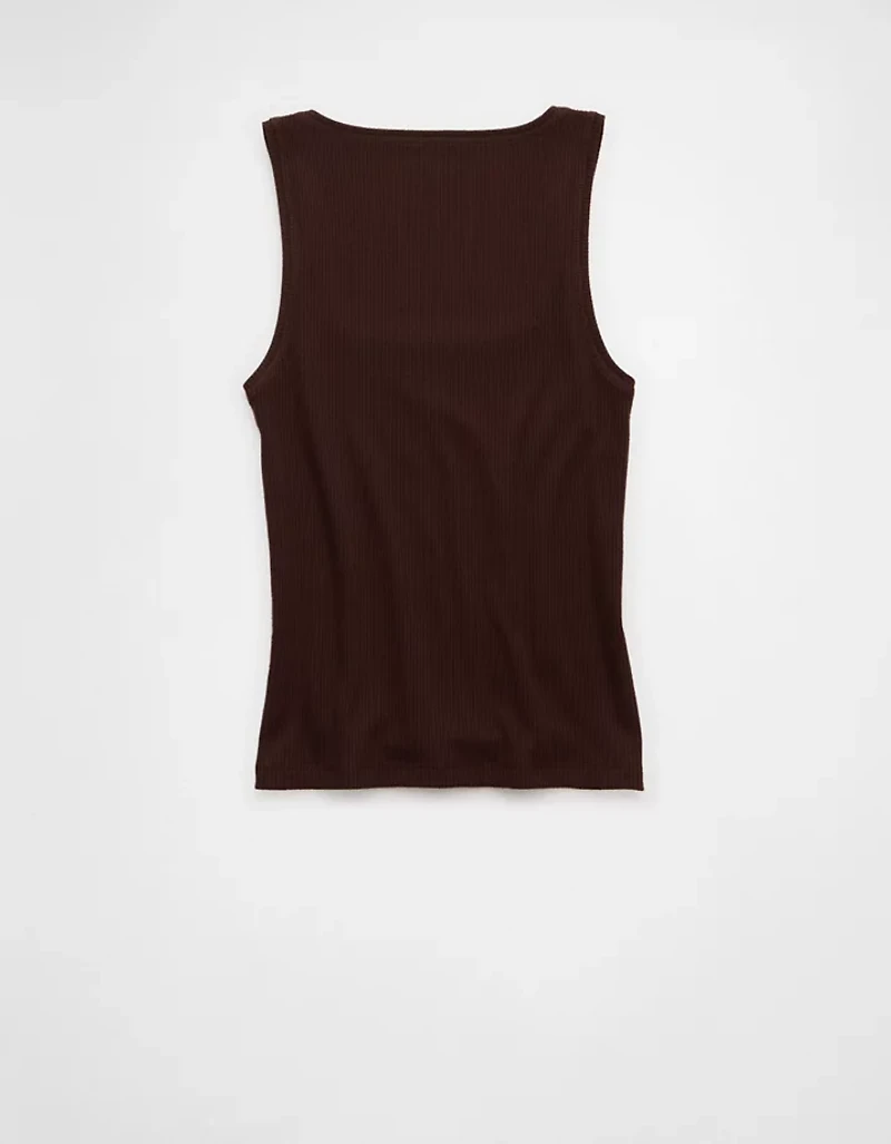 AE Square Neck Plush Tank Top