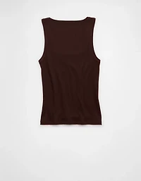 AE Square Neck Plush Tank Top