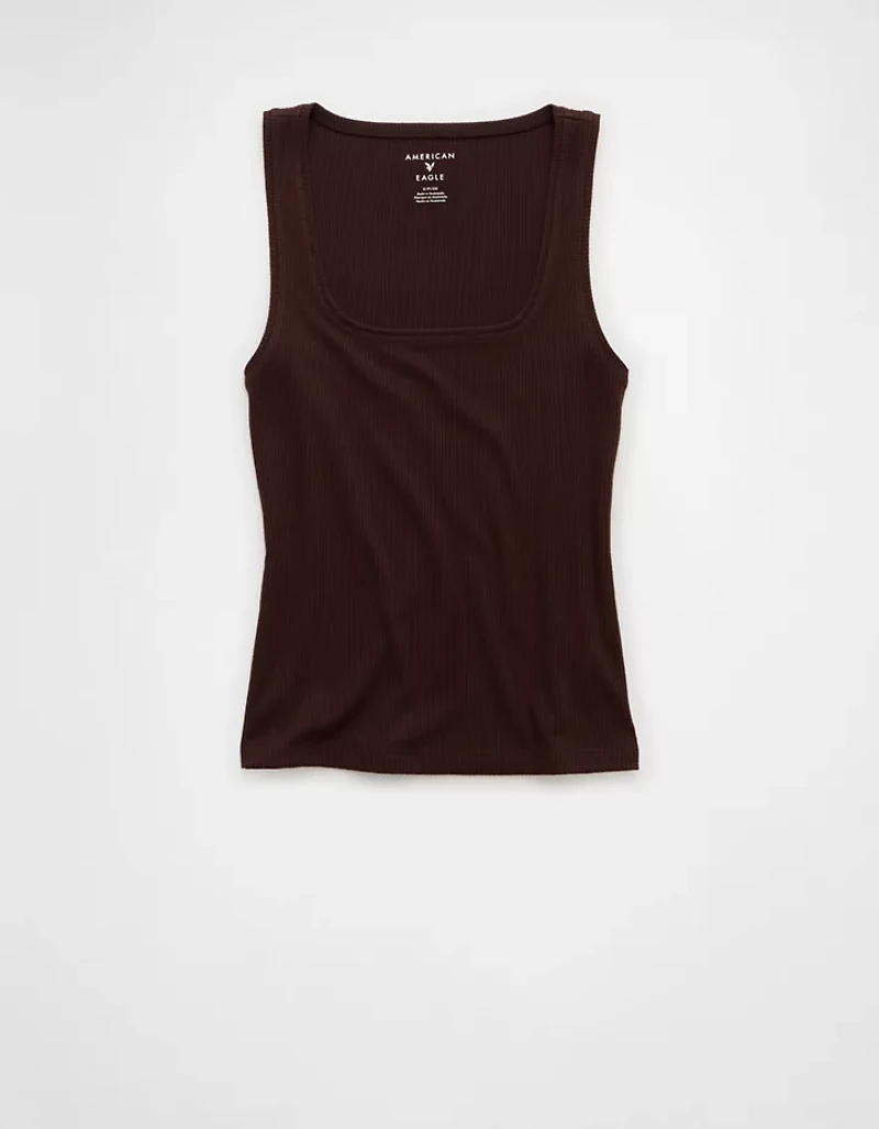 AE Square Neck Plush Tank Top