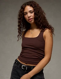 AE Square Neck Plush Tank Top