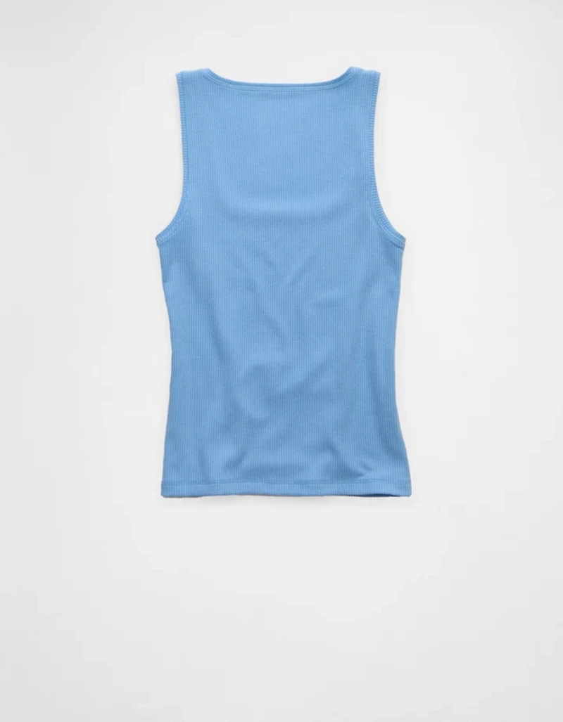 Débardeur pelucheux à décolleté carré AE