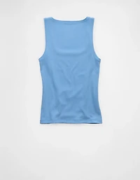 Débardeur pelucheux à décolleté carré AE