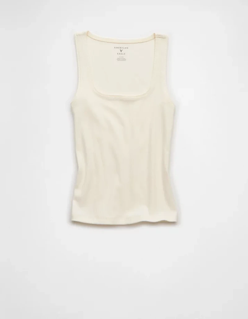 AE Square Neck Plush Tank Top