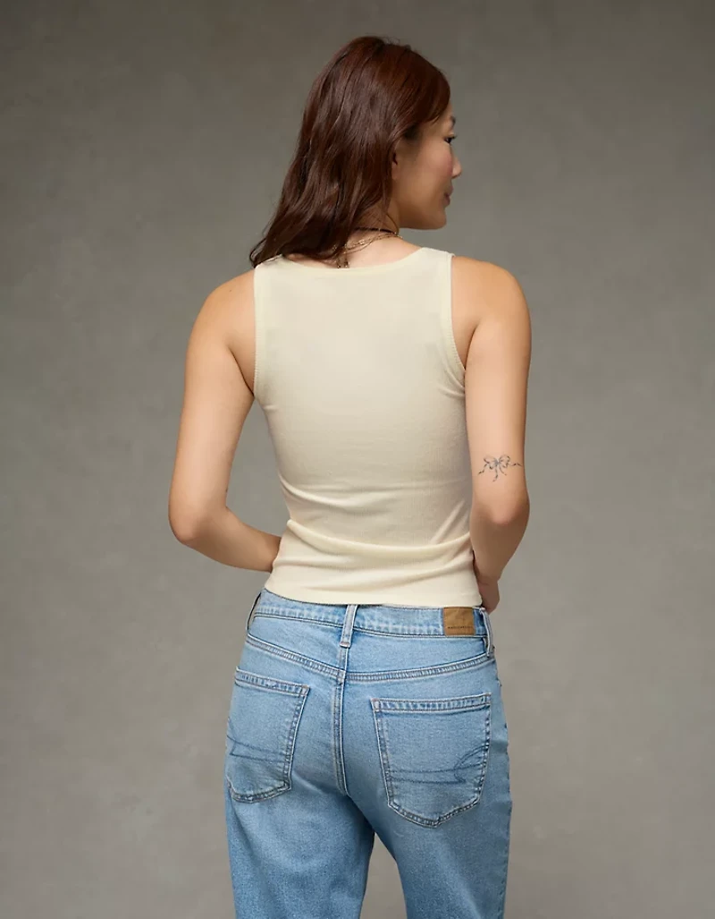 AE Square Neck Plush Tank Top