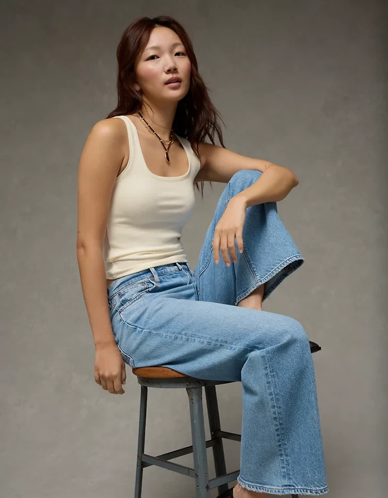 AE Square Neck Plush Tank Top