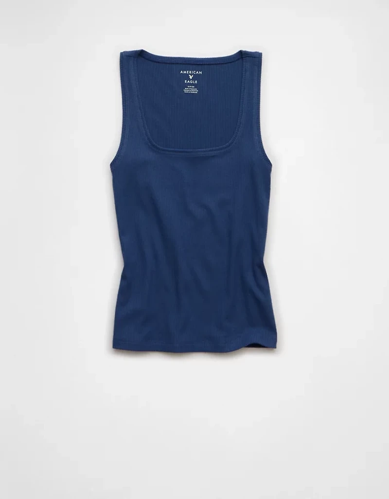 AE Square Neck Plush Tank Top