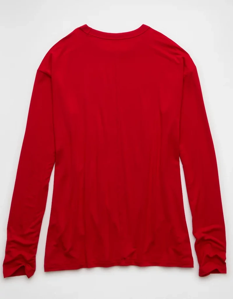 Petit t-shirt à manches longues Doux et sexy AE