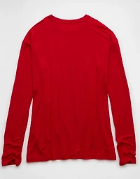 Petit t-shirt à manches longues Doux et sexy AE