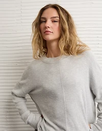 AE Long Sleeve Plush Crew Neck Top