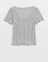 Superchill Modal Rib Short Sleeve Scoop T-Shirt