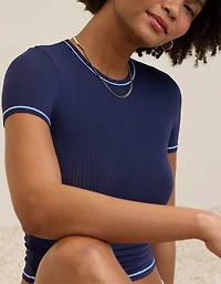 Superchill Modal Rib Short Sleeve Crew T-Shirt