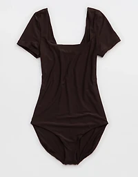 SMOOTHEZ Short Sleeve Square Neck Bodysuit