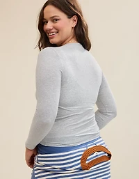 SMOOTHEZ Cotton Blend BESTEES Long Sleeve Crew T-Shirt