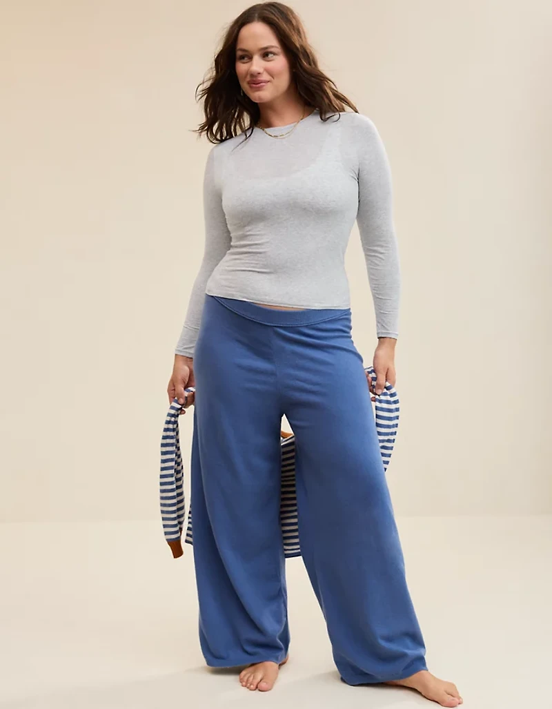 SMOOTHEZ Cotton Blend BESTEES Long Sleeve Crew T-Shirt