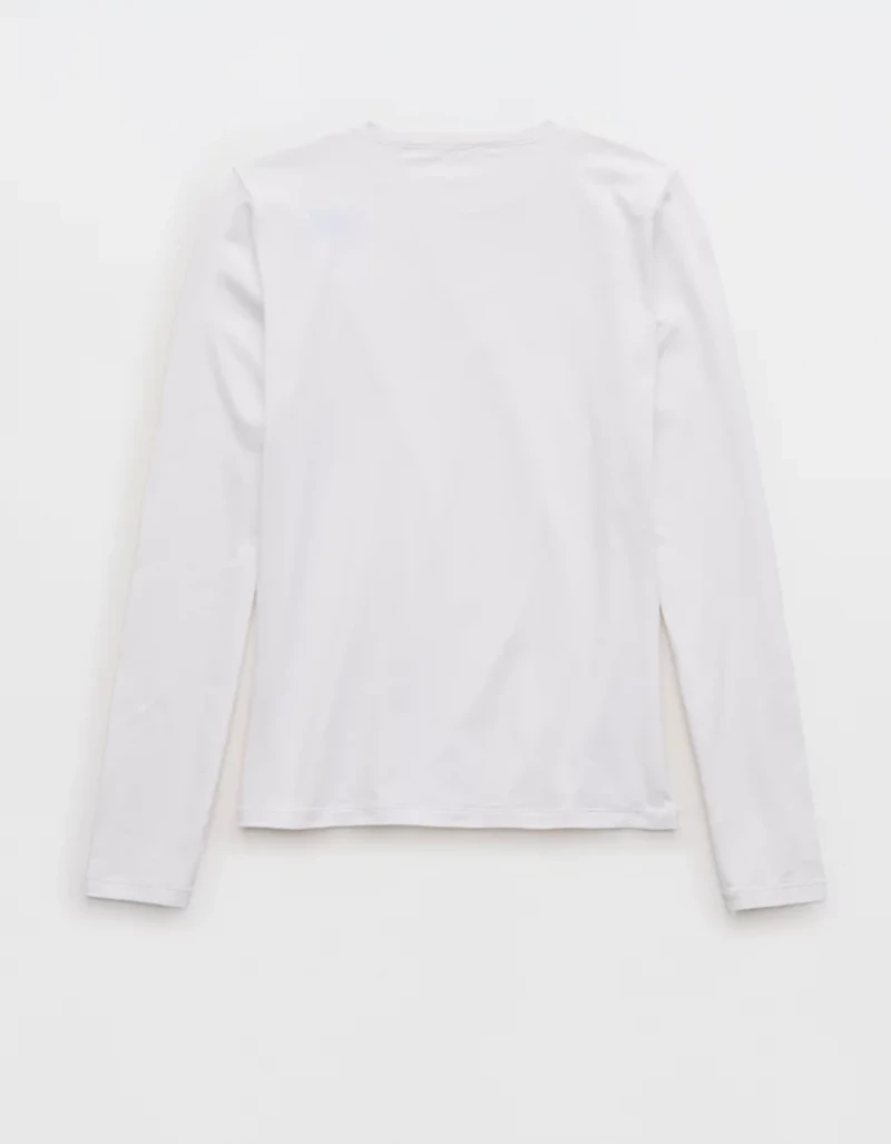 SMOOTHEZ Cotton Blend BESTEES Long Sleeve Crew T-Shirt