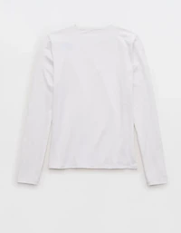 SMOOTHEZ Cotton Blend BESTEES Long Sleeve Crew T-Shirt