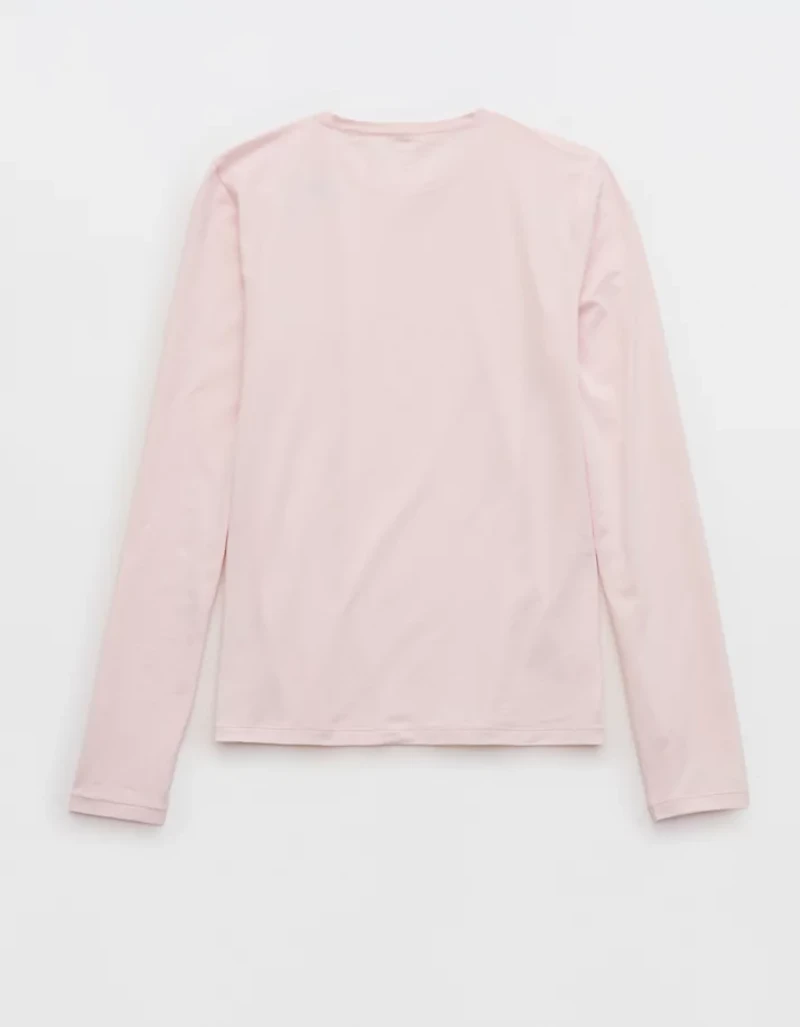 SMOOTHEZ Cotton Blend BESTEES Long Sleeve Crew T-Shirt