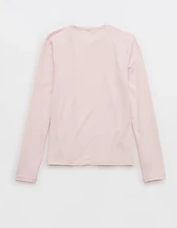 SMOOTHEZ Cotton Blend BESTEES Long Sleeve Crew T-Shirt