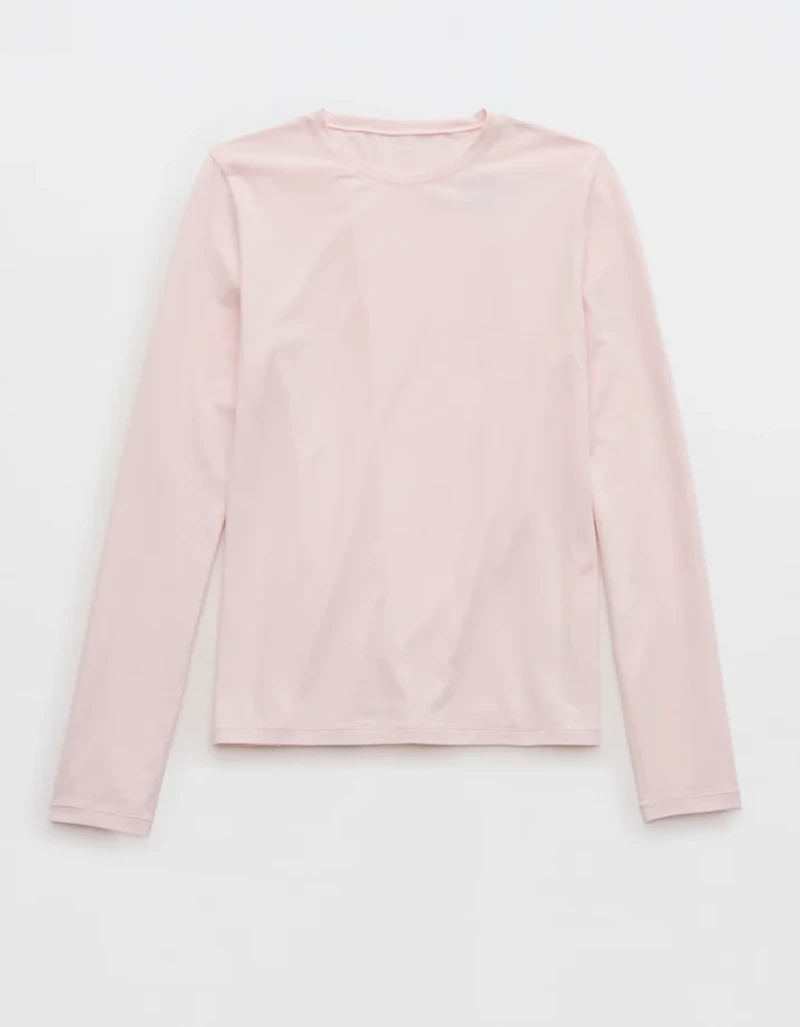 SMOOTHEZ Cotton Blend BESTEES Long Sleeve Crew T-Shirt