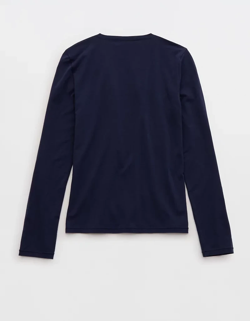 SMOOTHEZ Cotton Blend BESTEES Long Sleeve Crew T-Shirt