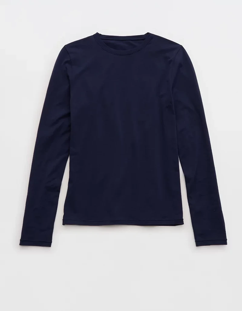 SMOOTHEZ Cotton Blend BESTEES Long Sleeve Crew T-Shirt