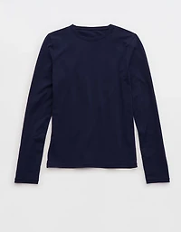 SMOOTHEZ Cotton Blend BESTEES Long Sleeve Crew T-Shirt