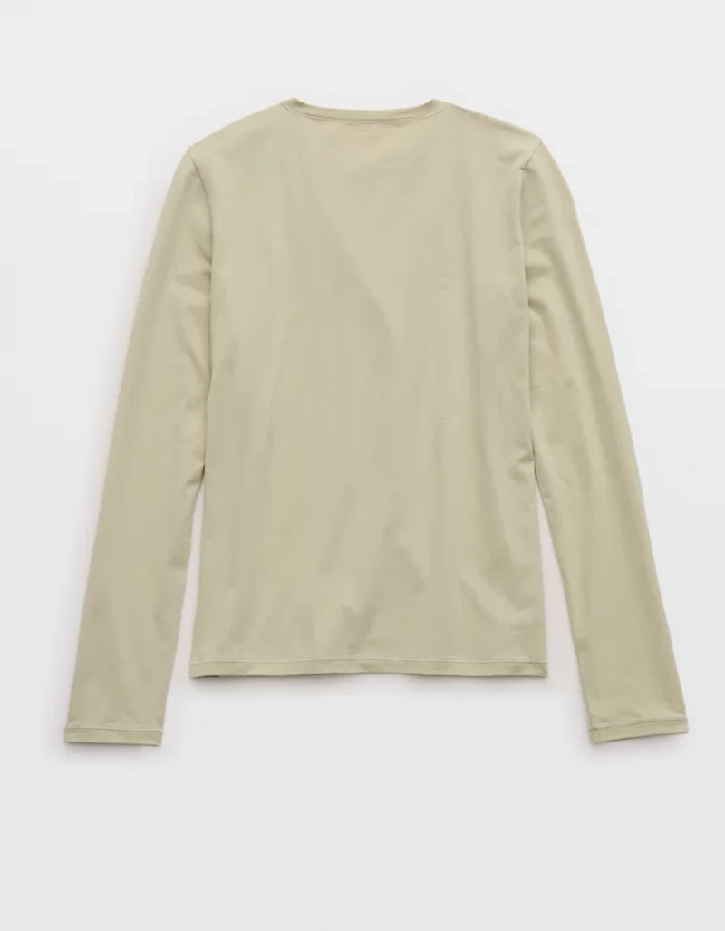 SMOOTHEZ Cotton Blend BESTEES Long Sleeve Crew T-Shirt