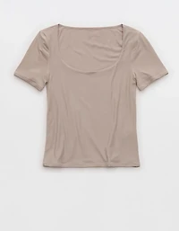 SMOOTHEZ Short Sleeve Scoop T-Shirt