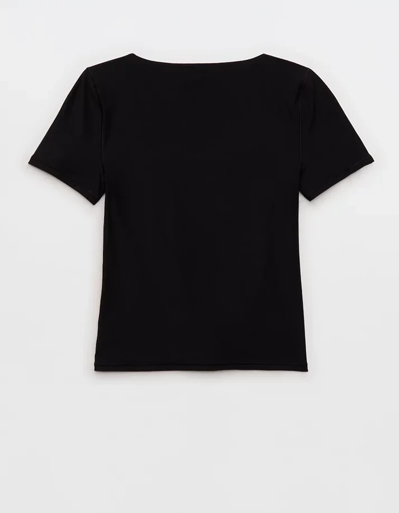 SMOOTHEZ Short Sleeve Scoop T-Shirt