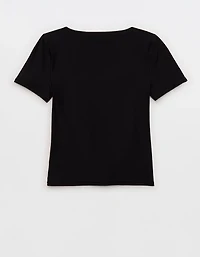 SMOOTHEZ Short Sleeve Scoop T-Shirt