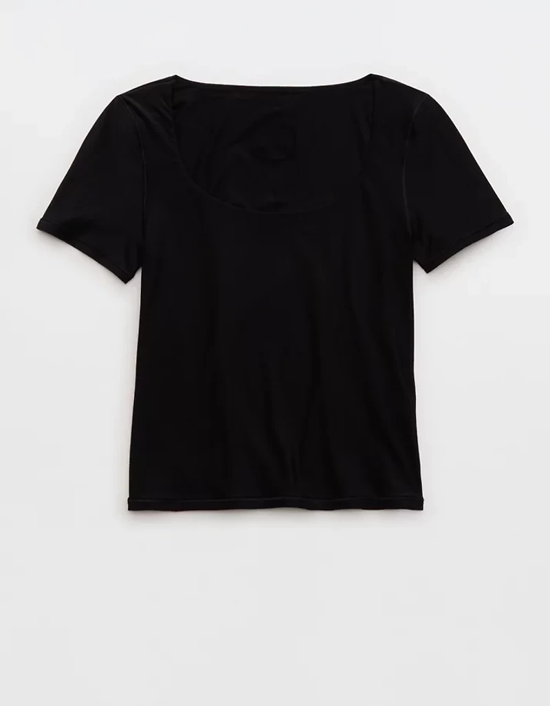 SMOOTHEZ Short Sleeve Scoop T-Shirt