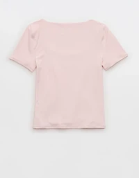 SMOOTHEZ Short Sleeve Scoop T-Shirt