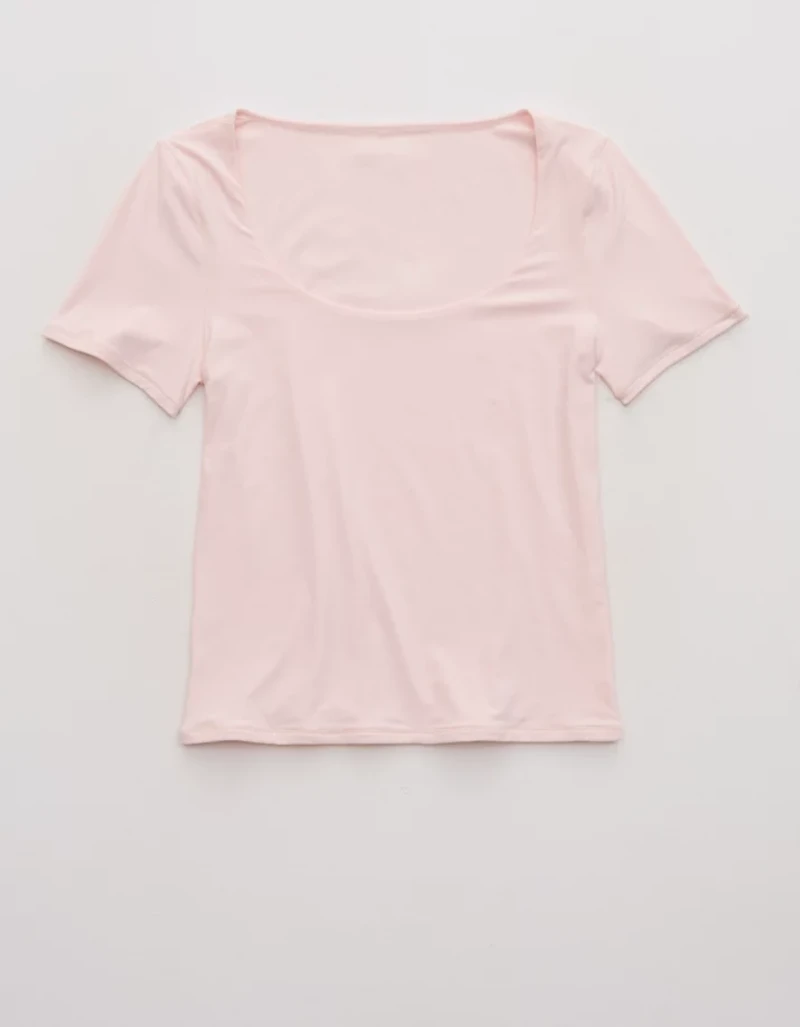 SMOOTHEZ Short Sleeve Scoop T-Shirt