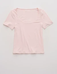 SMOOTHEZ Short Sleeve Scoop T-Shirt