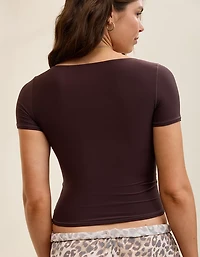 SMOOTHEZ Short Sleeve Scoop T-Shirt