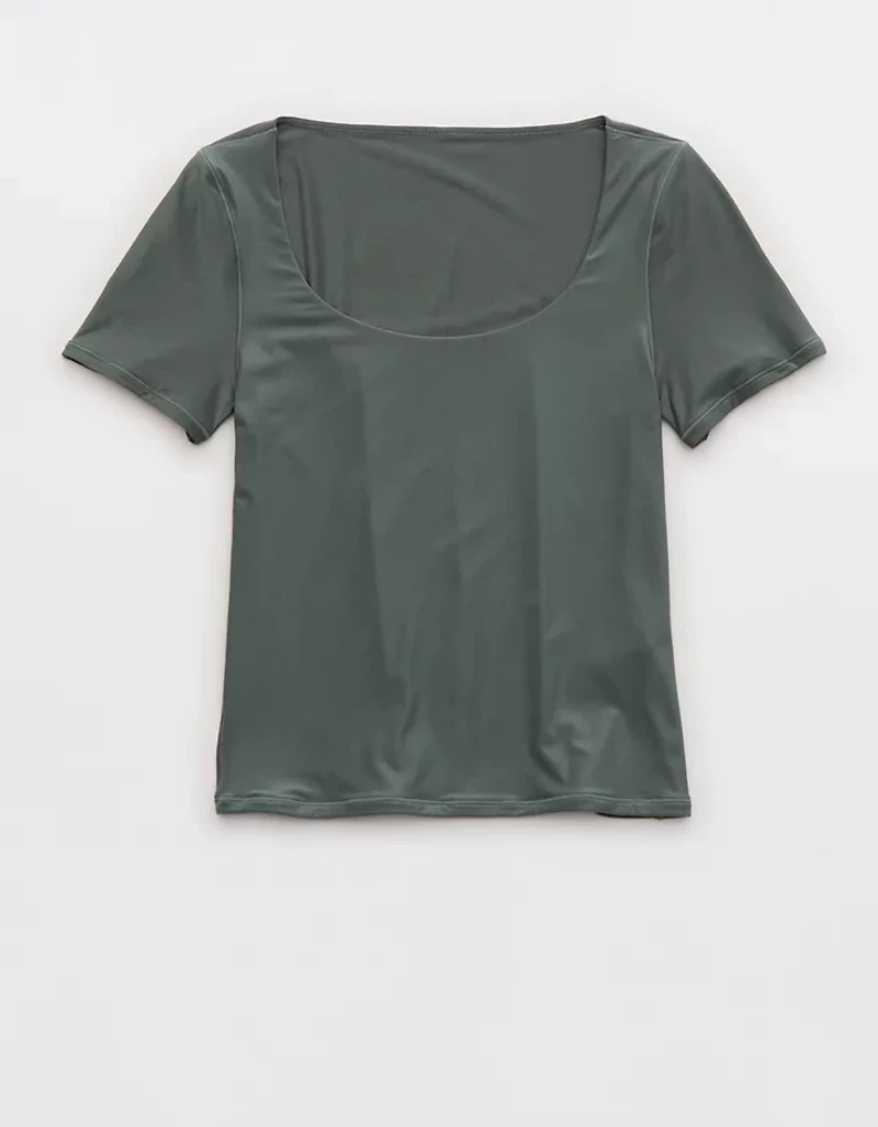 SMOOTHEZ Short Sleeve Scoop T-Shirt