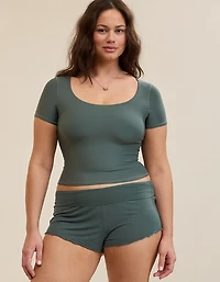 SMOOTHEZ Short Sleeve Scoop T-Shirt