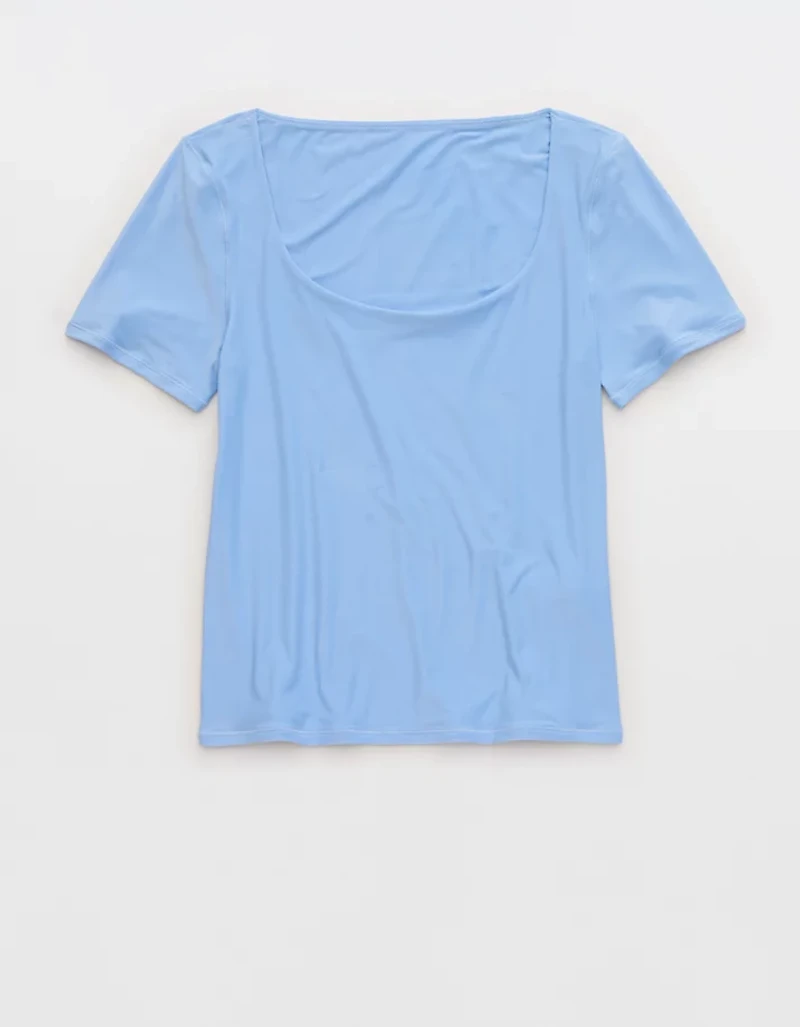 SMOOTHEZ Short Sleeve Scoop T-Shirt