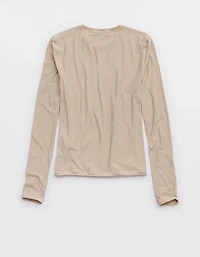 SMOOTHEZ Long Sleeve Crew T-Shirt