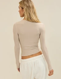 SMOOTHEZ Long Sleeve Crew T-Shirt